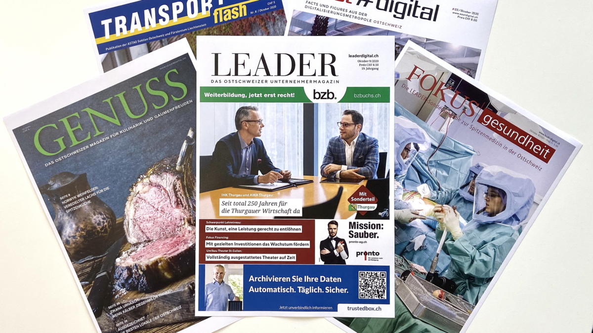 Der Oktober-LEADER kommt