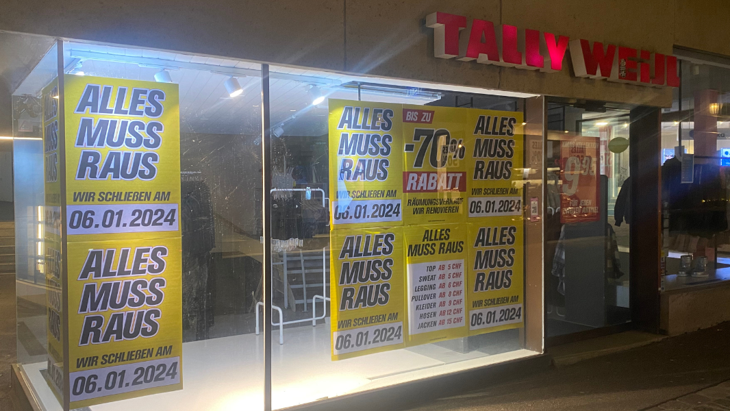 Tally Weijl in St.Gallen schliesst