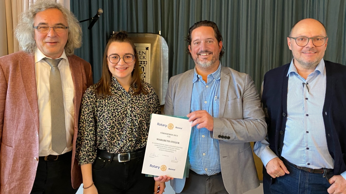 Rotary-Förderpreis geht an Margreth Steger