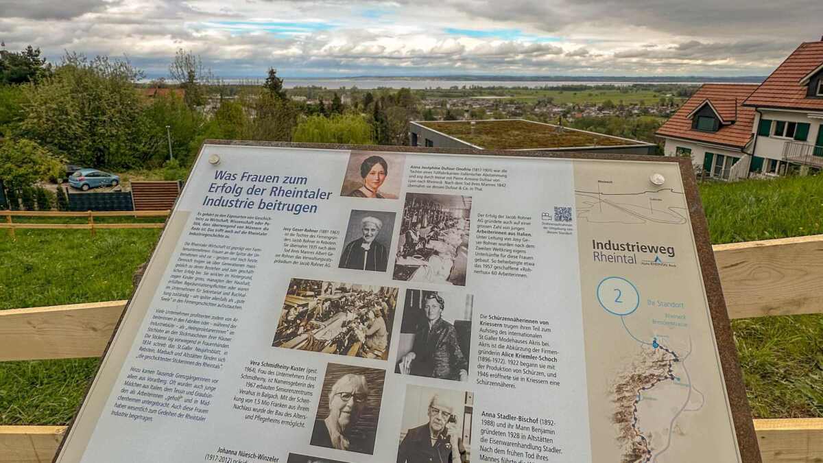 Industrieweg Rheintal: für Fuss, Kopf und Herz