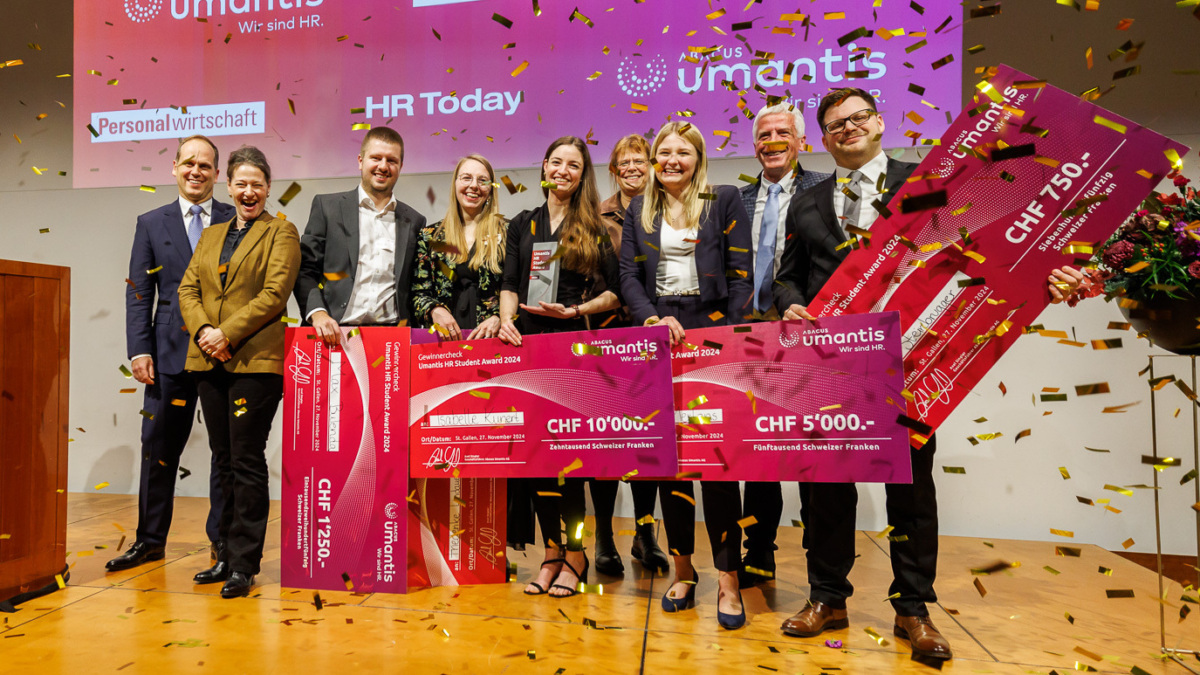 Die Gewinner des ersten Umantis HR Student Awards stehen fest