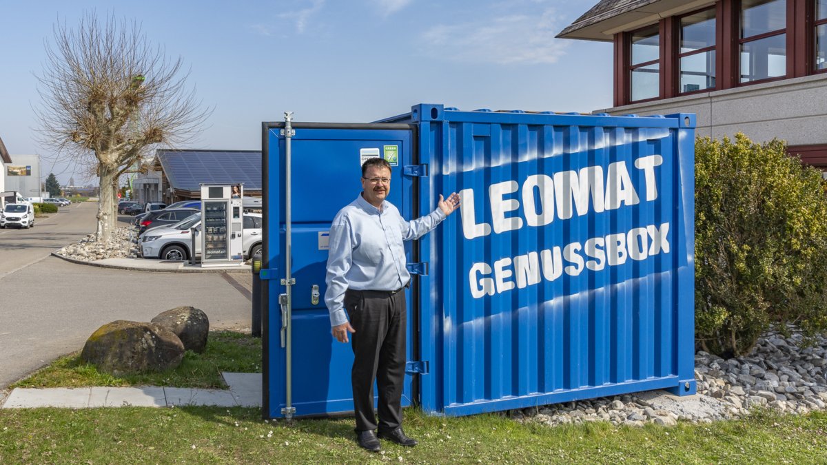 Leomat lanciert Verpflegungsautomaten im Container