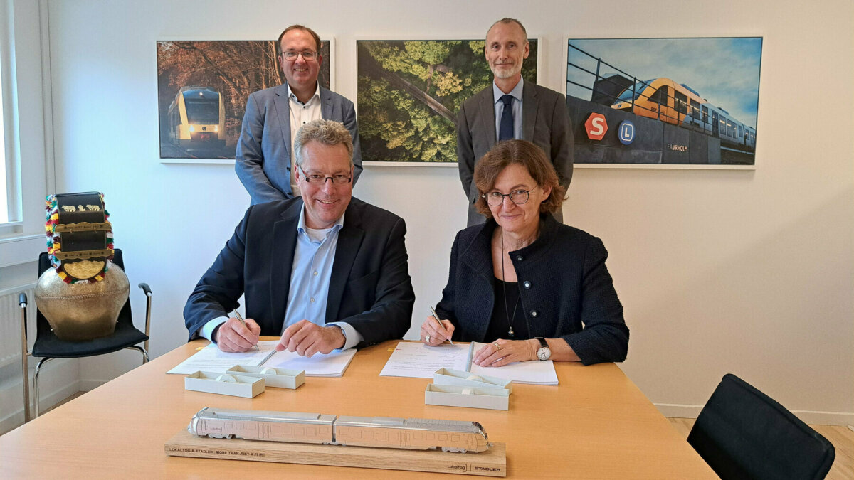 Stadler liefert bis zu 24 Batterietriebzüge an Lokaltog