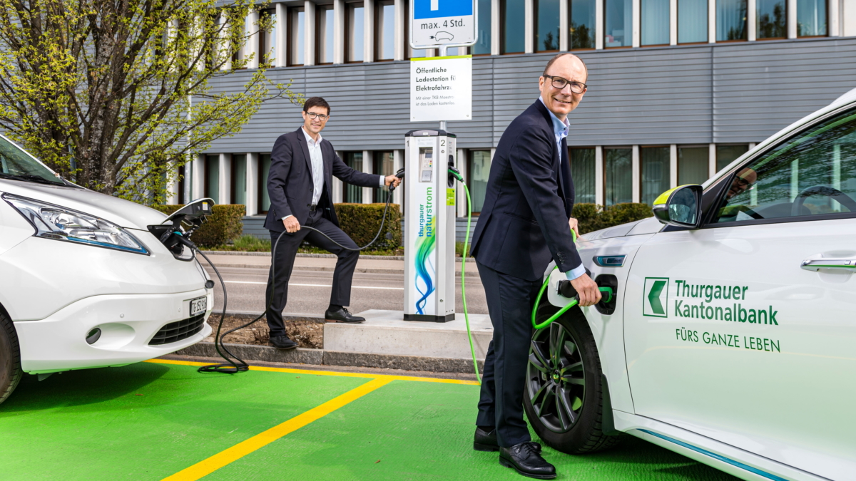 TKB und EKT realisieren Ladestationen für Elektrofahrzeuge