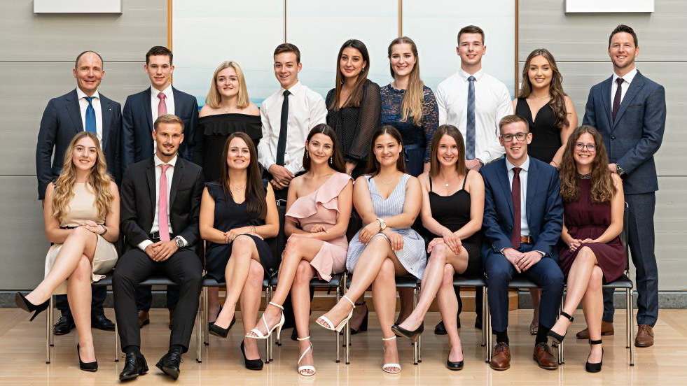 Erfolgreiche junge Berufsleute bei der TKB