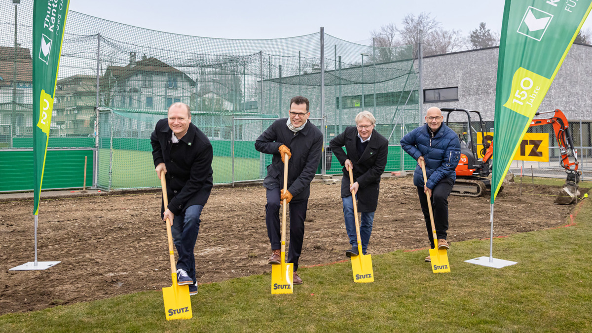 Baubeginn zum TKB-Fitnesspark Arbon