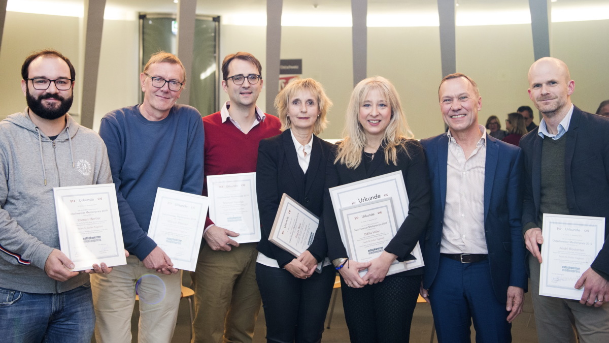 «Tagblatt» mit Ostschweizer Medienpreis ausgezeichnet