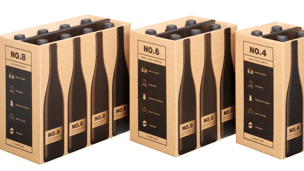 Model entwickelt neue Weinverpackung