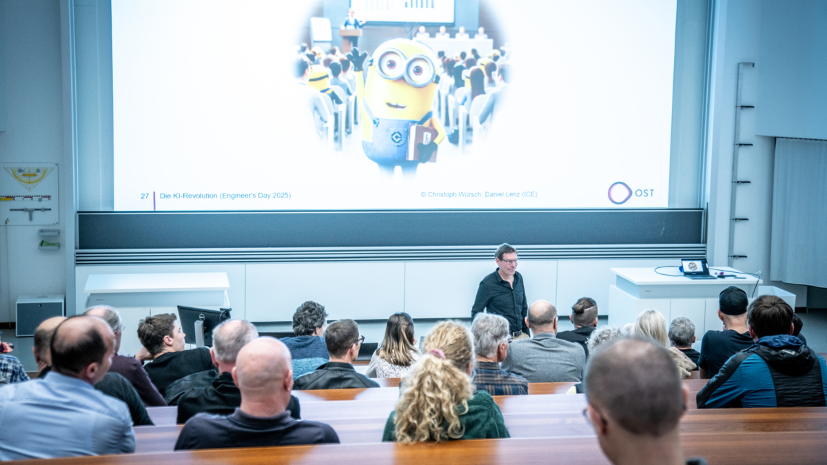 Nach seinem Referat hat Christoph Würsch Fragen aus dem Publikum beantwortet