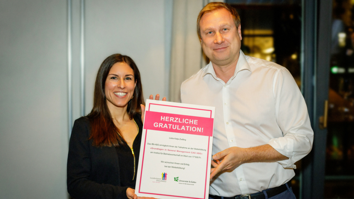 Sieben Jahre, sieben Stipendien: IFB-HSG und Leaderinnen Ostschweiz setzen Zeichen für Frauen in Führungsrollen