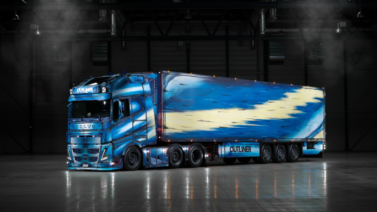 Graffiti-Kunst am neuen Show-Truck von Thomann