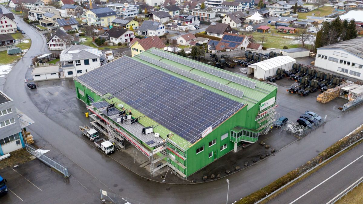 GK schweisst mit grüner Energie