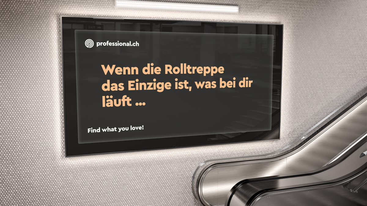 Kernbrand lanciert Kampagne für professional.ch
