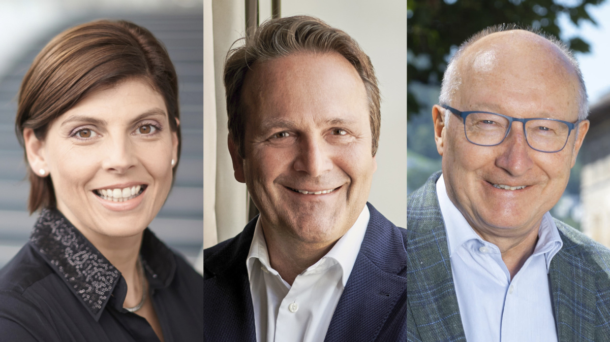 Daniela Koller, Peter Mettler, Walter Locher.