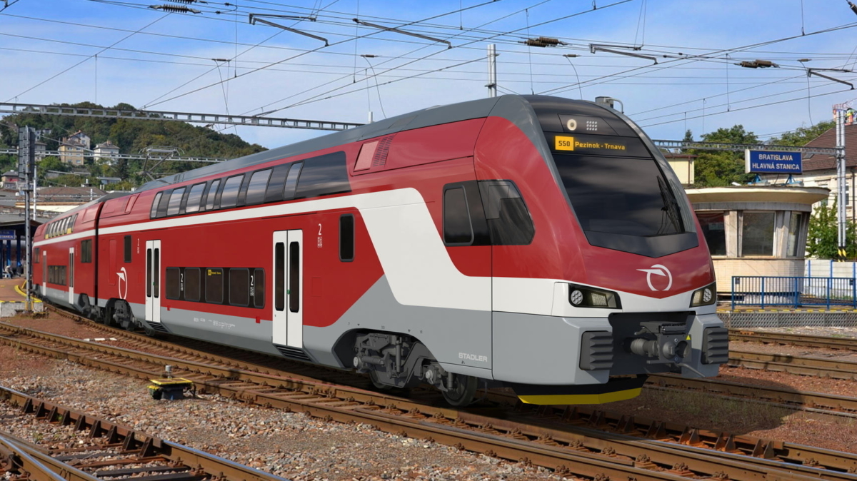 Stadler liefert erstmals Doppelstöcker in die Slowakei