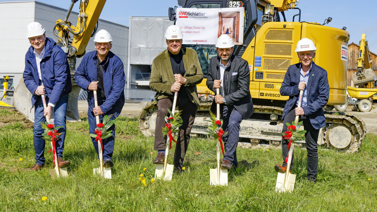 Spatenstich bei RWD Schlatter in Roggwil