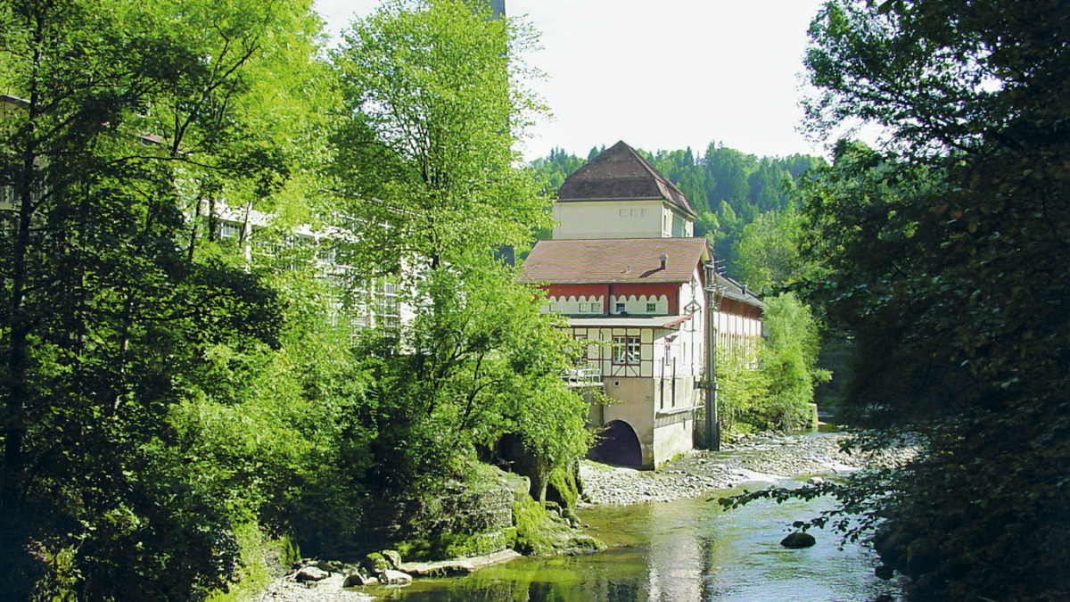 Das Wasserkraftwerk Kubel in St.Gallen