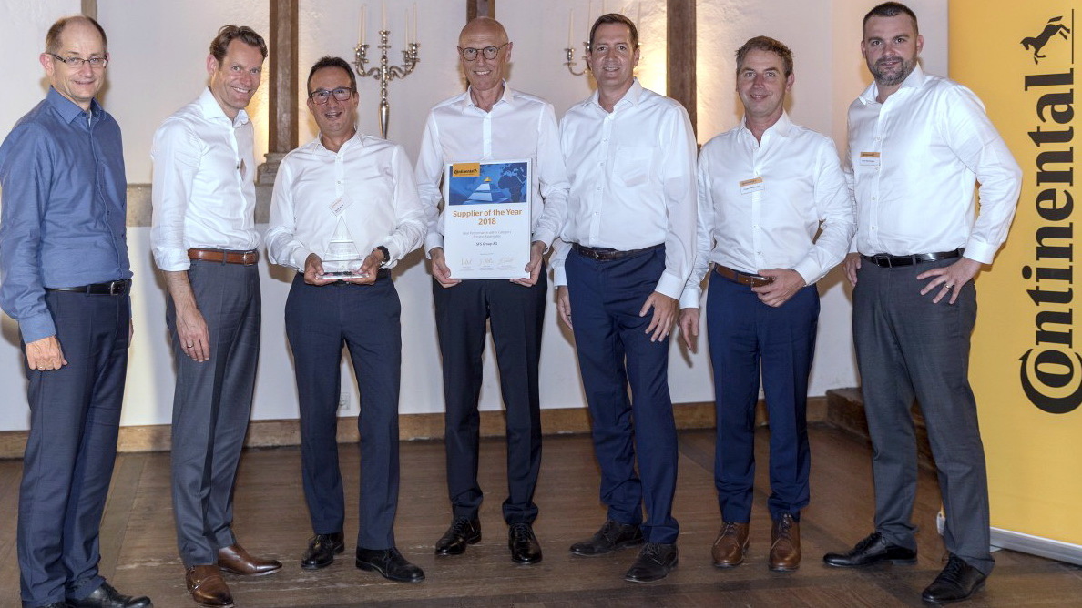 SFS als „Supplier of the Year“ ausgezeichnet