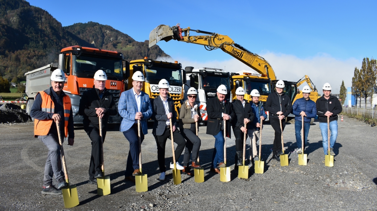 Spatenstich zum neuen Altherr-Standort