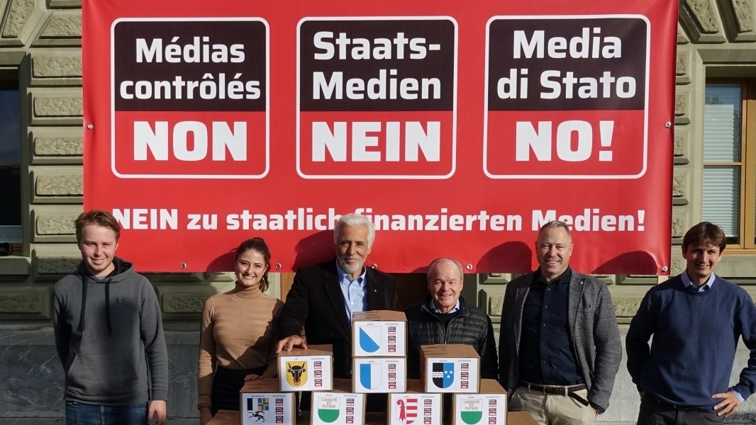 Grosserfolg: 113'085 Unterschriften gegen Staatsmedien