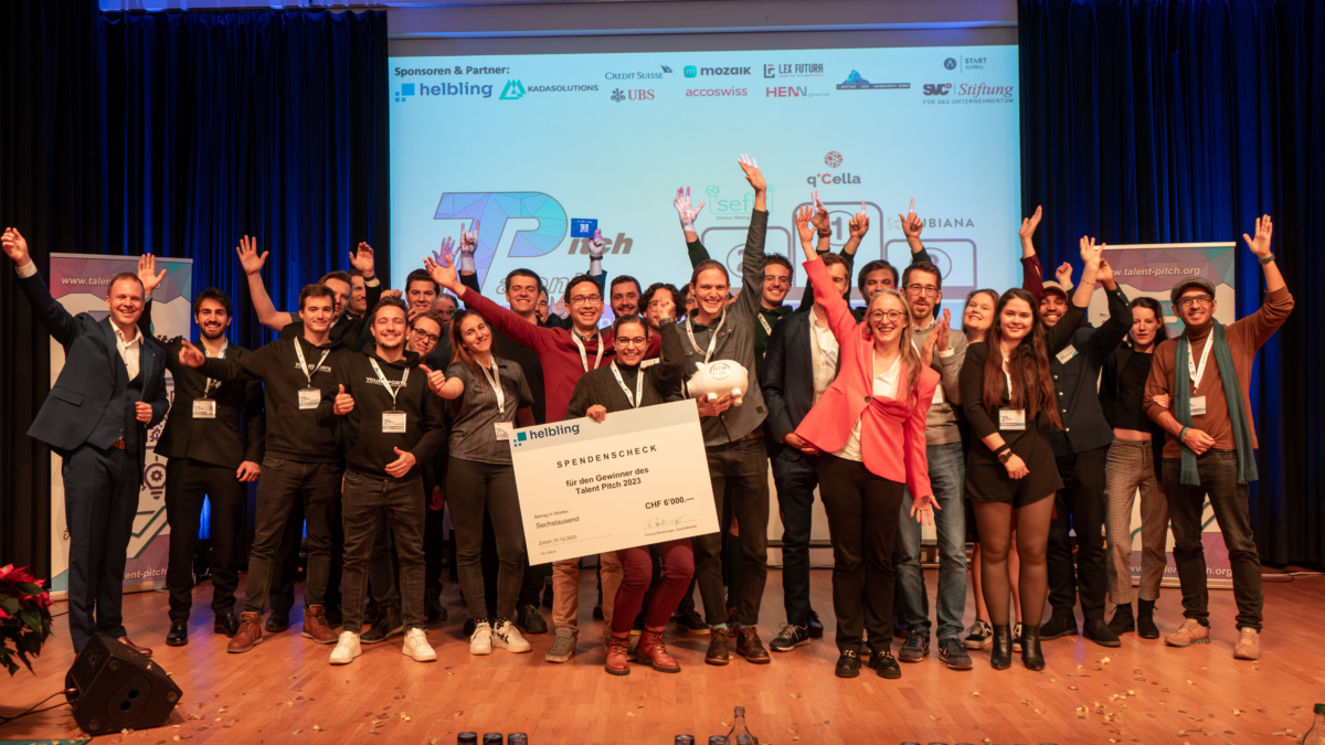 Innovationsfeuerwerk am Talent Pitch Switzerland 2023