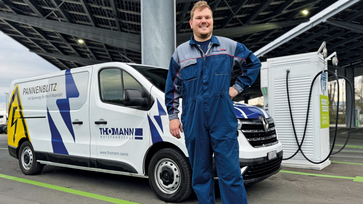Thomann lanciert mobile Hilfe für E-Nutzfahrzeuge
