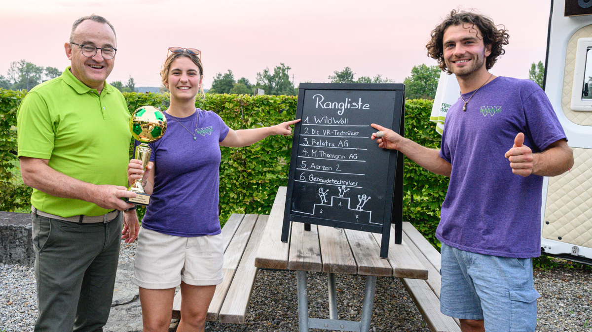 TKB kürt ersten KMU-Fussballgolf-Meister
