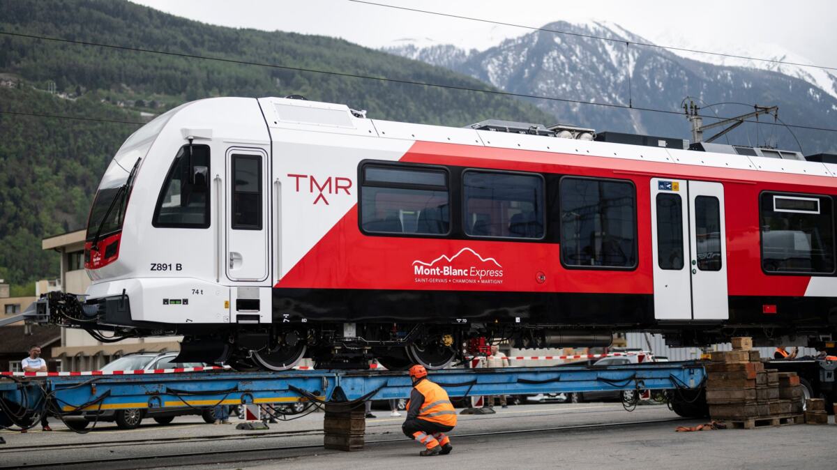Stadler liefert ersten Zug für den Mont-Blanc Express