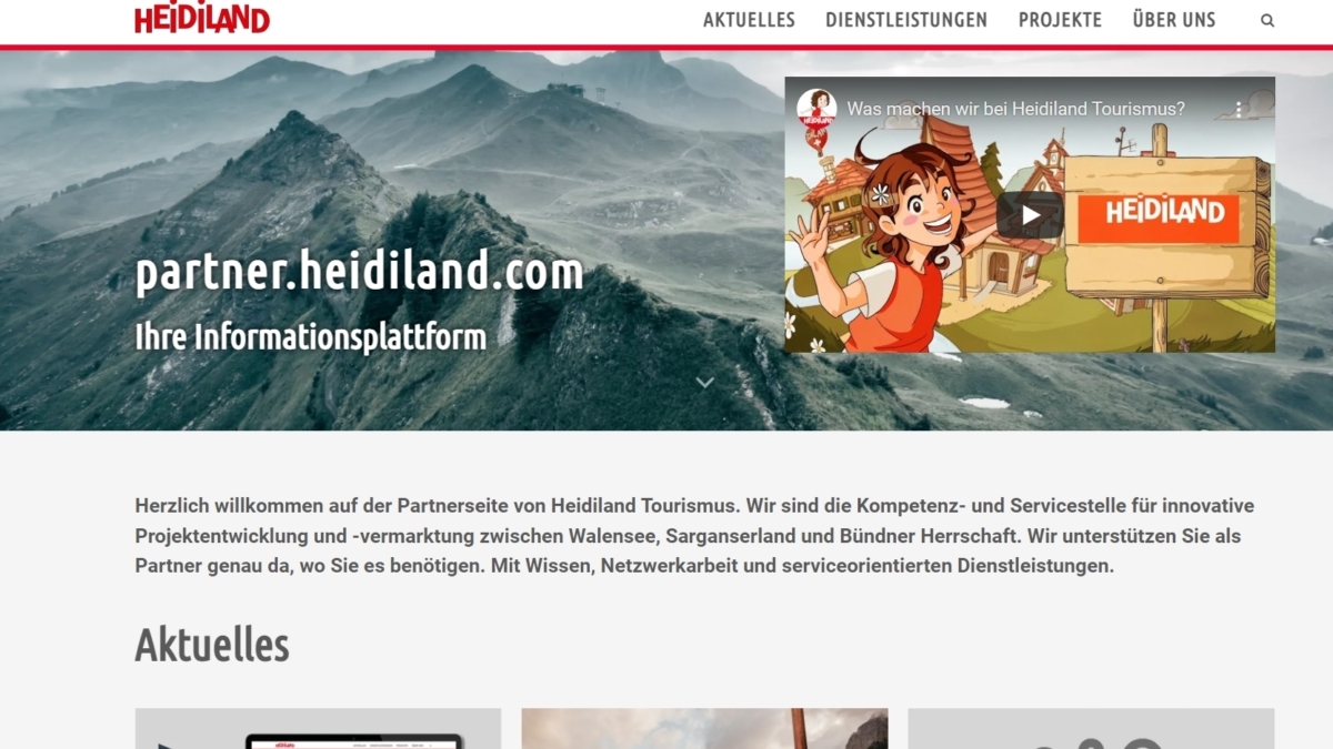 Heidiland Tourismus für internationalen Award nominiert