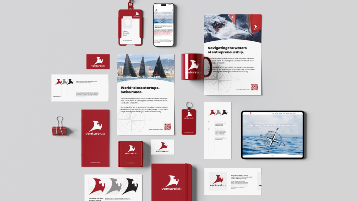 Agentur am Flughafen frischt Branding für Start-up-Plattform Venturelab auf