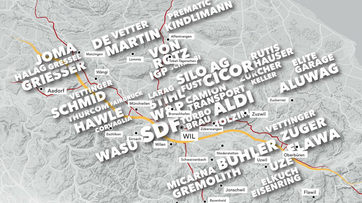 Das Firmen-Who-is-who der Region Wil