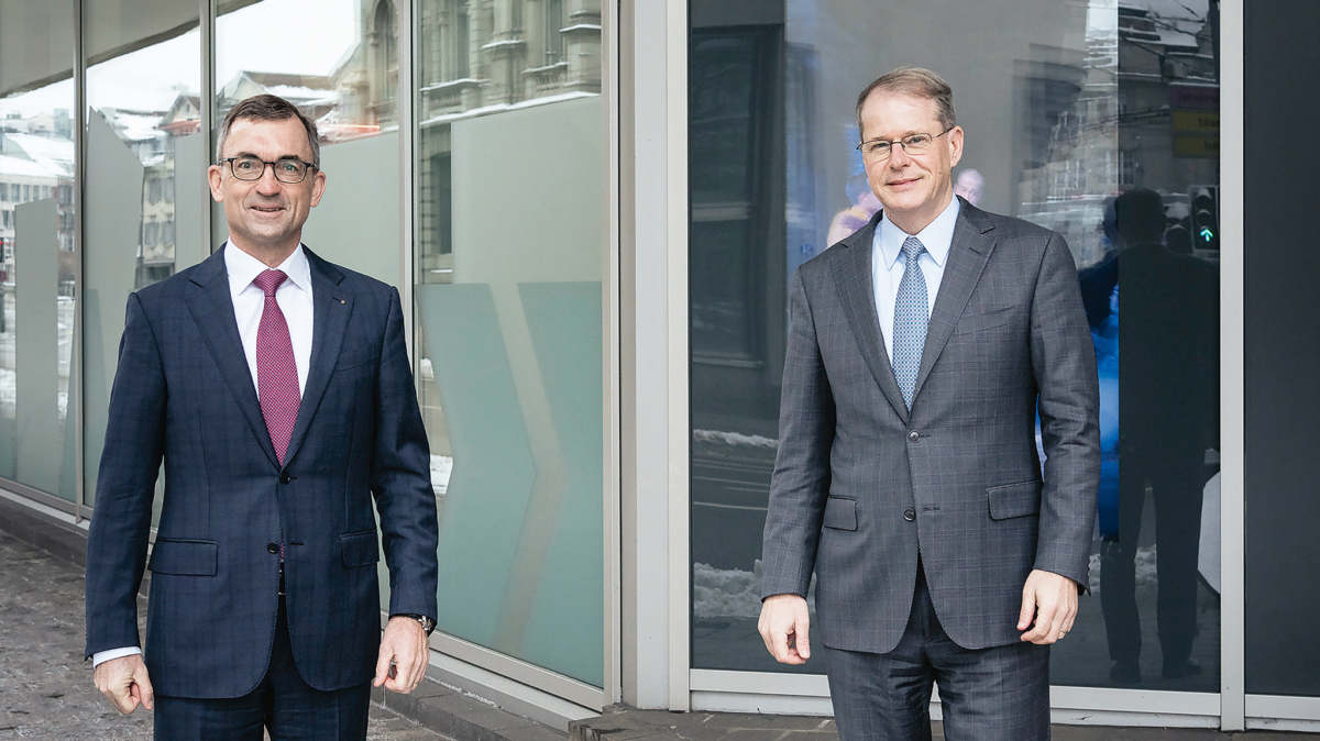 Stabübergabe bei der SGKB