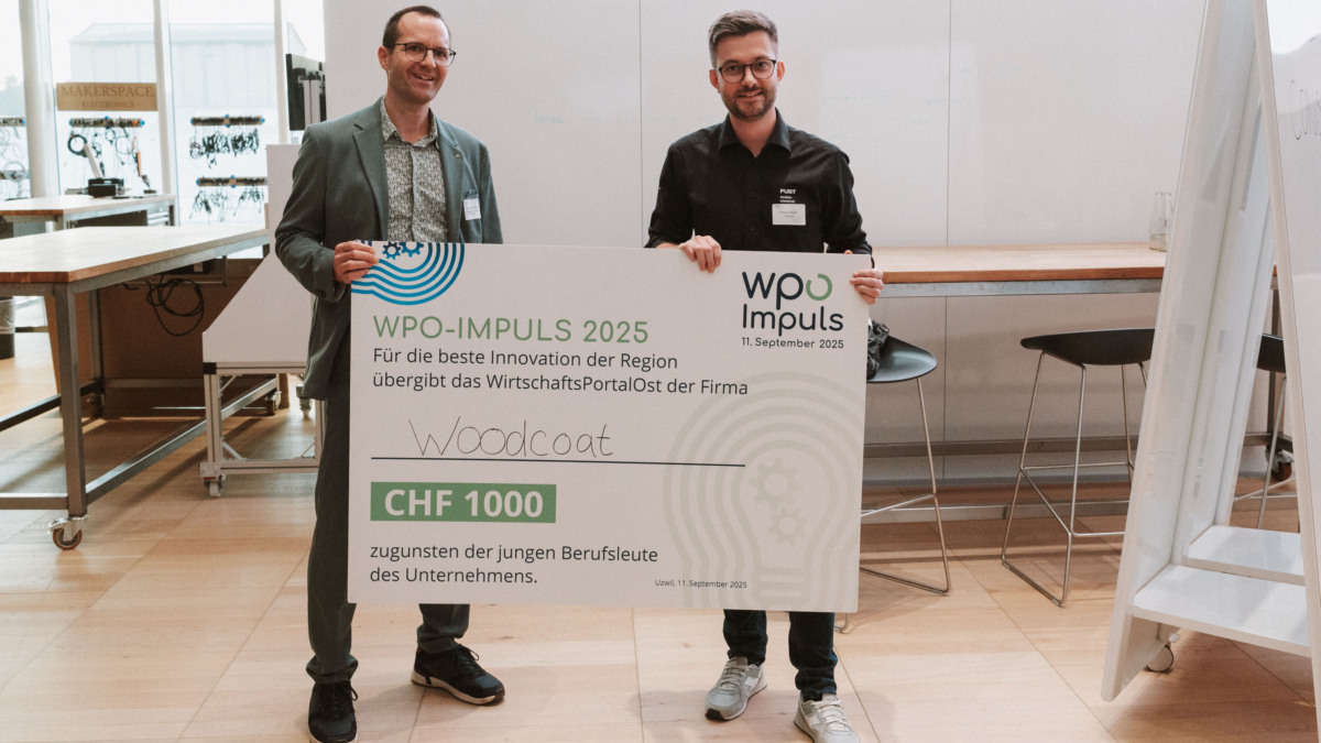 5. WPO-Impuls: Pulverbeschichtung «Woodcoat» holt den Sieg