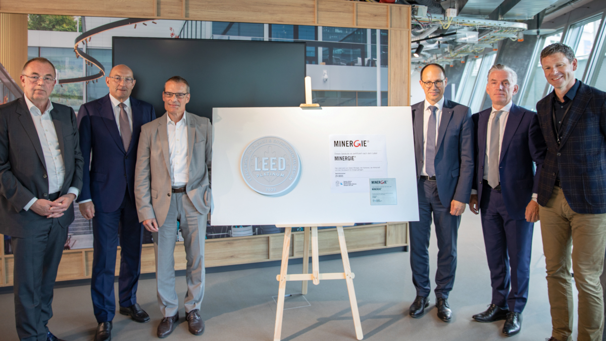 Grösstes Minergie-Gebäude der Schweiz zertifiziert