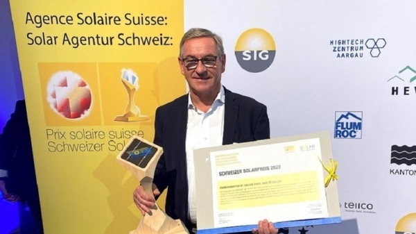 Solarpeis 2022 für Energieagentur St.Gallen