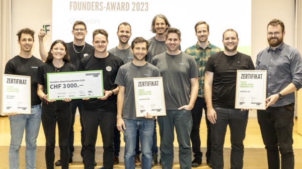 QE als Gewinner des Founders-Award 2023, Jedsy räumt Tech-Preis ab