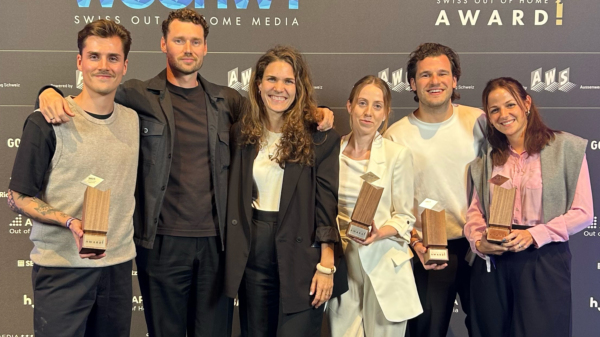 Andfrank gewinnt doppelt beim Swiss Out of Home Award 2025