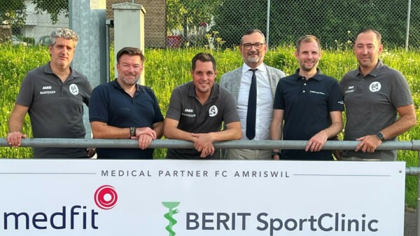 FC Amriswil kooperiert mit Berit SportClinic und Medfit Romanshorn
