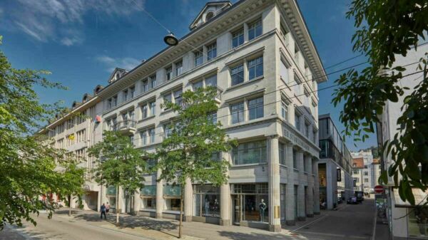 Erdbeben bei Bank CIC in St.Gallen