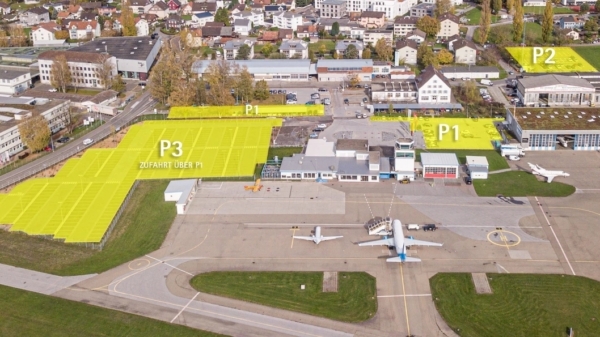 Flughafen St.Gallen-Altenrhein erweitert Parkplatzangebot
