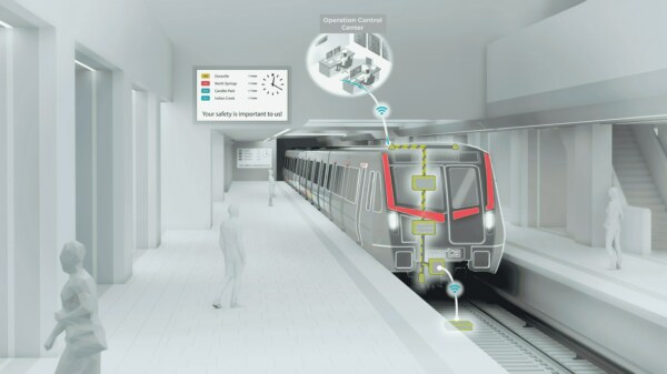 Stadler-Zugbeeinflussungssystem für Signaltechnik in Atlanta