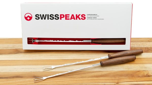 Almega bringt Fonduegabeln mit Bergpanoramen