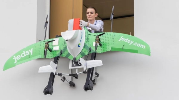 Bernecker Drohne liefert Laborproben bis ans Fenster