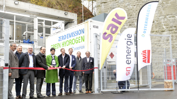 Wasserstoff-Produktionsanlage im Kubel eröffnet