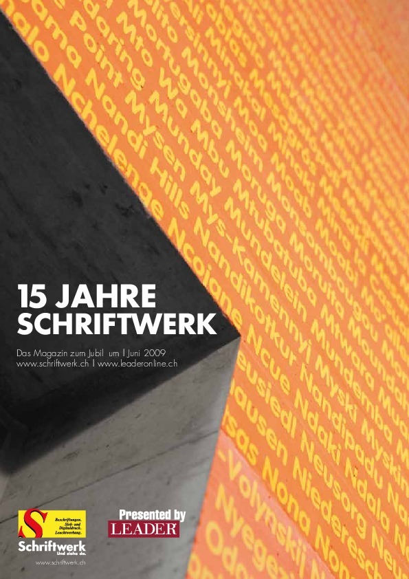 Schriftwerk AG 2009