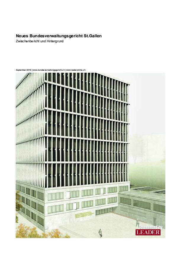 Bundesverwaltungsgericht  St.Gallen 2010