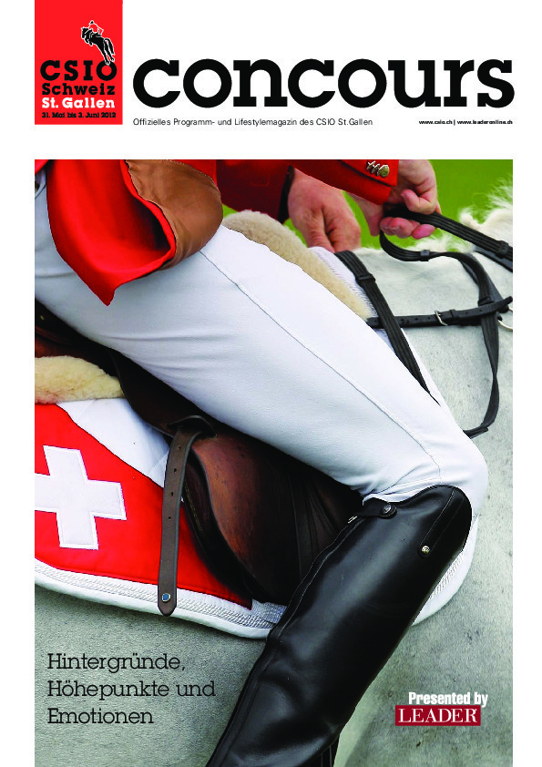 Longines CSIO Schweiz St.Gallen  2012