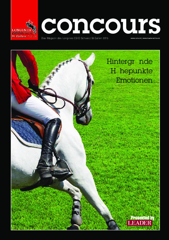 Longines CSIO Schweiz 2015
