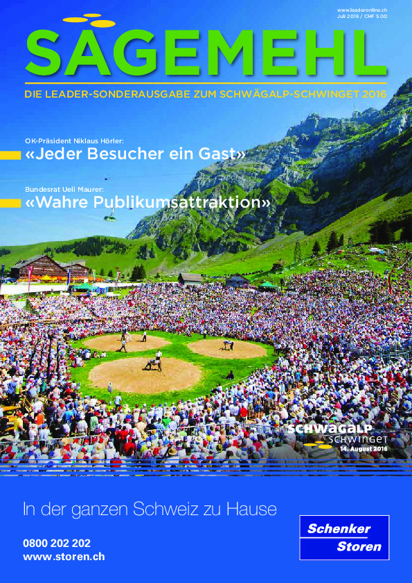 Schwägalp- Schwinget 2016