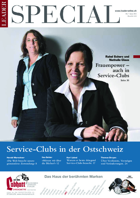 Service-Clubs Ostschweiz 2011
